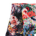 Soft Plain Dyed Rayon Floral Printed Voile Fabric